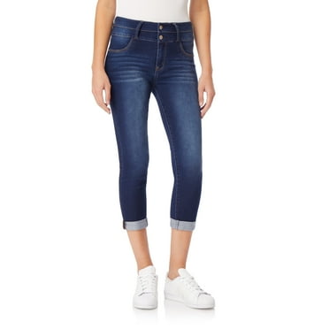 WallFlower Women's Sassy Crop High-Rise Insta Soft Juniors