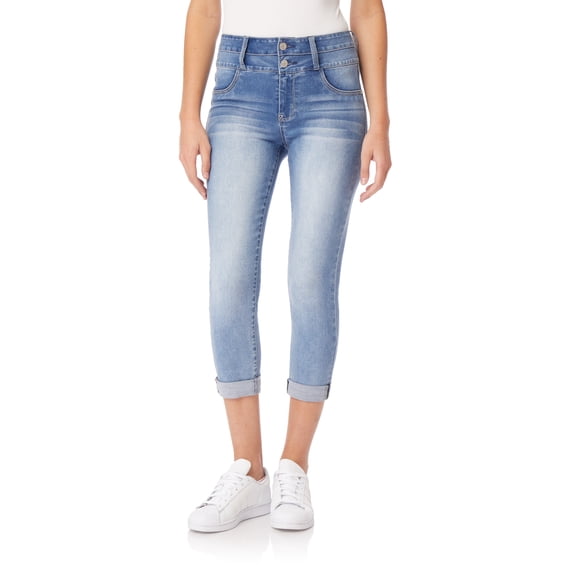WallFlower Women's Sassy Crop High-Rise Insta Soft Juniors