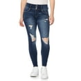 thumbnail image 1 of WallFlower Women's Sassy Skinny High-Rise Insta Soft Juniors Jeans (Standard and Plus), 1 of 1