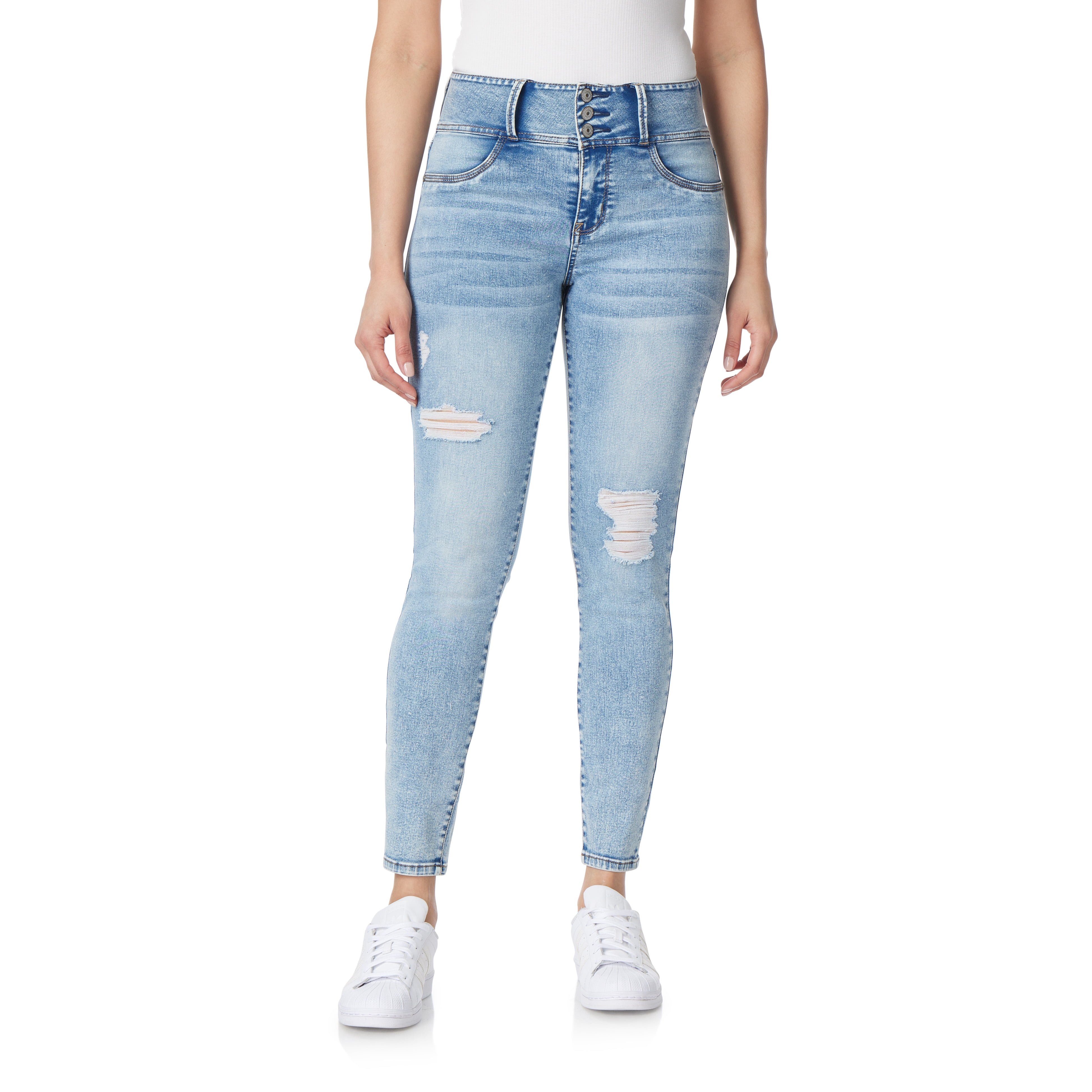 WallFlower Women's Sassy Skinny High-Rise Insta Soft Juniors Jeans ...