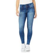 WallFlower Women's Sassy Skinny High-Rise Insta Soft Juniors Jeans (Standard and Plus)