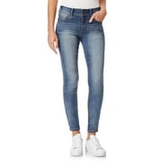 WALLFLOWER Women's Ultra Skinny Mid-Rise Insta Soft Juniors Jeans (Standard and Plus)