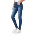thumbnail image 1 of WallFlower Women's Ultra Skinny Mid-Rise Insta Soft Juniors Jeans (Standard and Plus), 1 of 9
