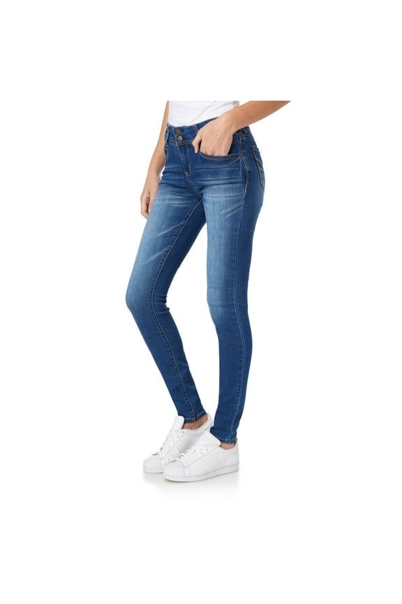 Women's Ultra Skinny Mid-Rise Insta Soft Juniors Jeans (Standard and Plus)