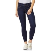 WallFlower Womens Ultra Skinny Mid-Rise Insta Soft Juniors Jeans Standard and Plus