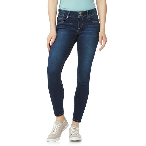WallFlower Women's Ultra Skinny Mid-Rise Insta Soft Juniors Jeans (Standard and Plus)