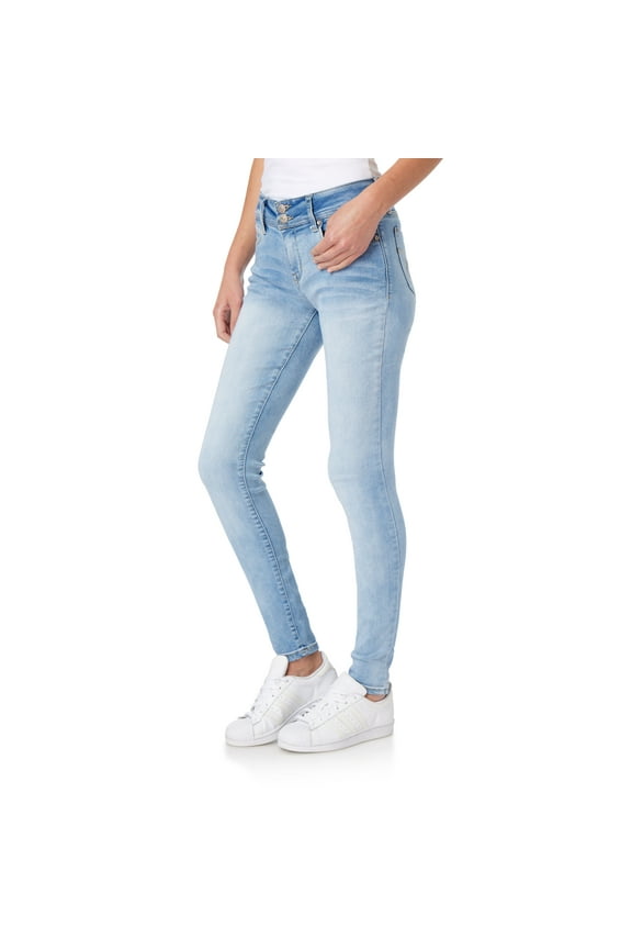Women's Ultra Skinny Mid-Rise Insta Soft Juniors Jeans (Standard and Plus)