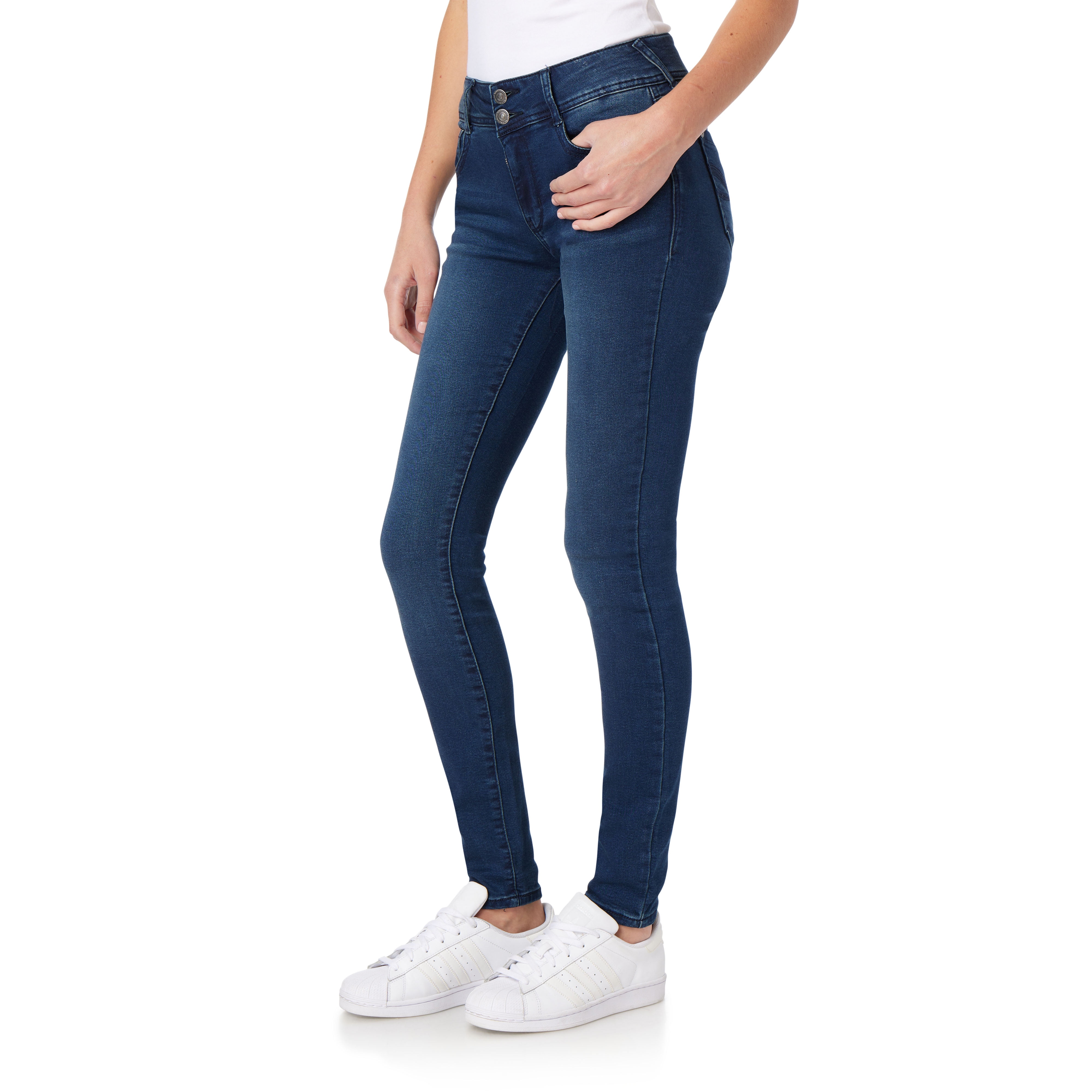WallFlower Women's Ultra Skinny Mid-Rise Insta Soft Juniors Jeans