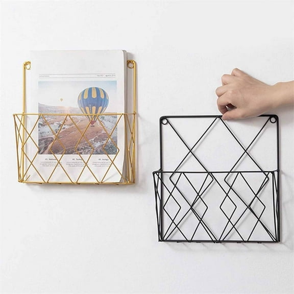 WallMounted Storage Rack Home Decoration Organizer For Magazines Newspapers & Accessories, Stylish Wall Shelf, Modern Wall Mounted Magazines Newspaper Storage Rack Home Bedroom