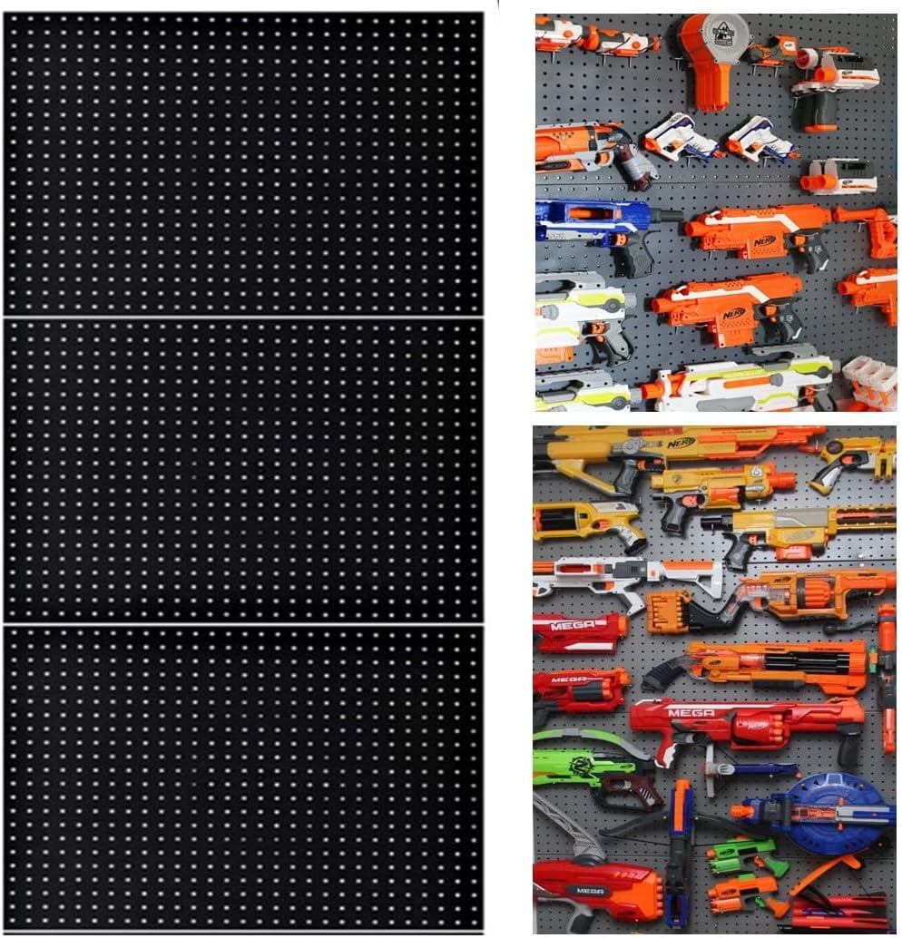 WallPeg Peg Board for Air Blaster Gun Storage Organizer Pegboards 3