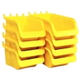 thumbnail interactive-video image 1 of WallPeg Pegboard Bins - Peg Board Storage Bins 5" and 7" Heavy Duty Bins, 1 of 8