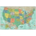 thumbnail image 1 of WallPops! Aquarelle US Dry Erase Map Wall Decals, 1 of 4
