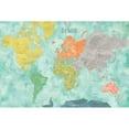 WallPops Aquarelle World Map Decal - Walmart.com