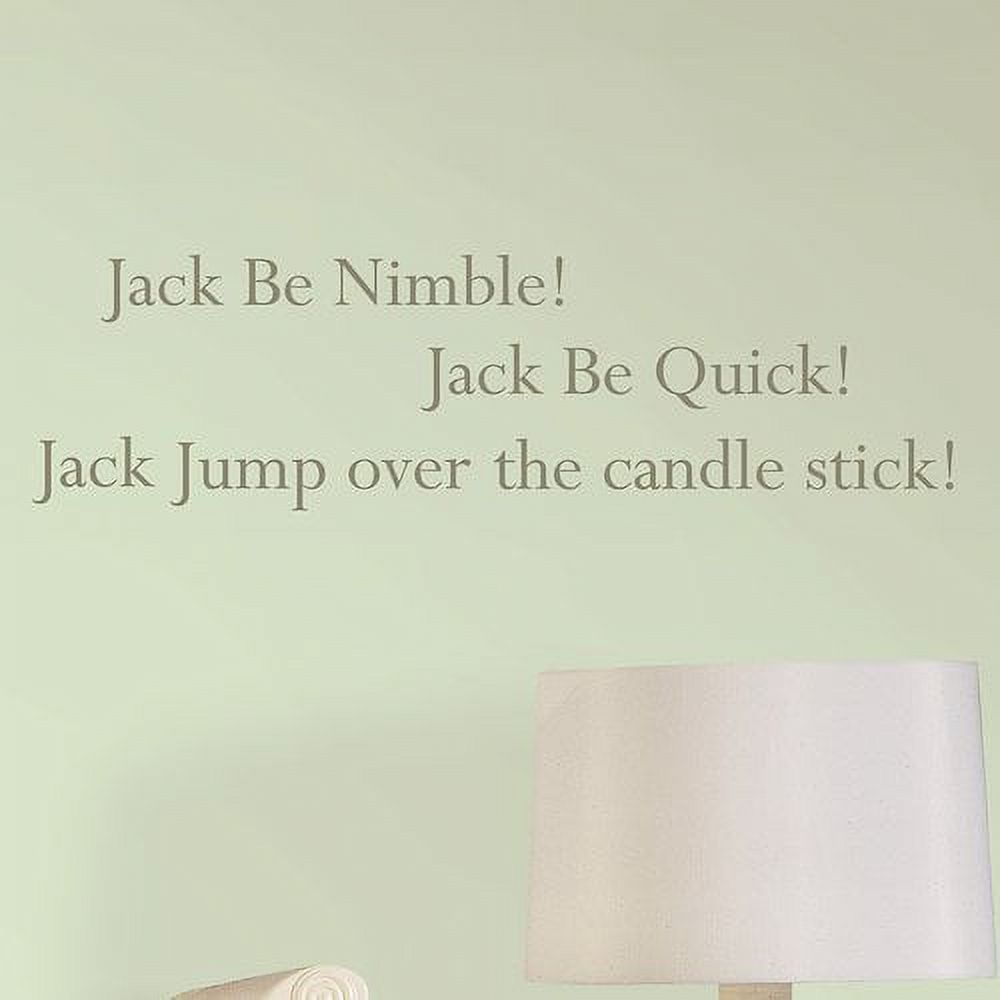 WallPops! Baby Jack be Nimble Nursery Rhyme Wall Decal - image 1 of 2