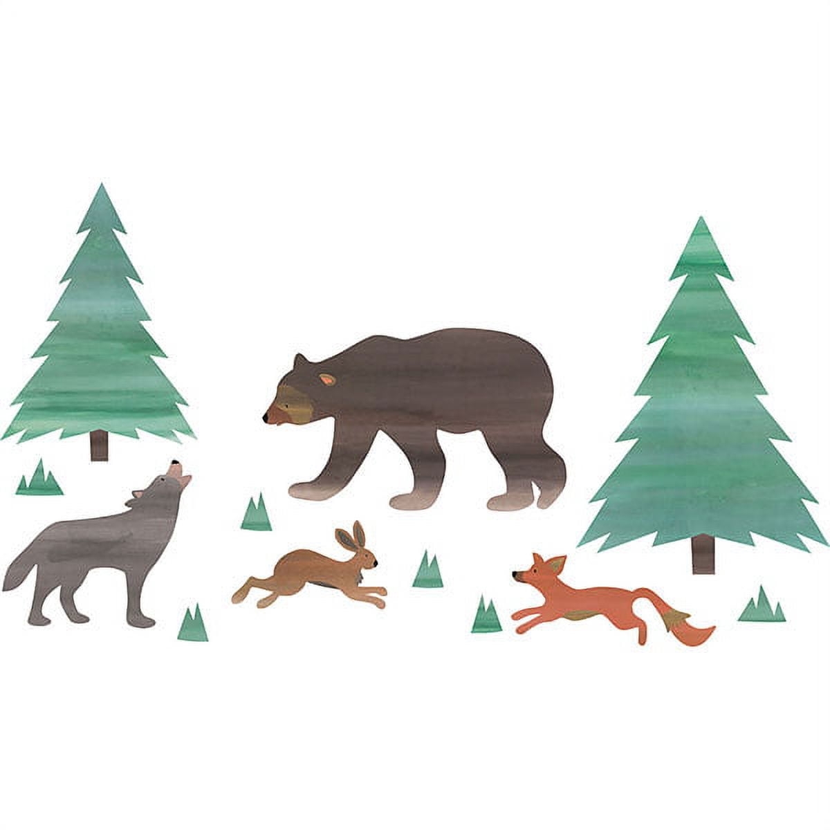 WallPops Call of The Wild Woodland Creatures Wall Decal & Sticker (12 Pack)