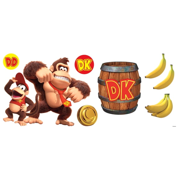 WallPops Donkey Kong and Diddy Kong Wall Decals