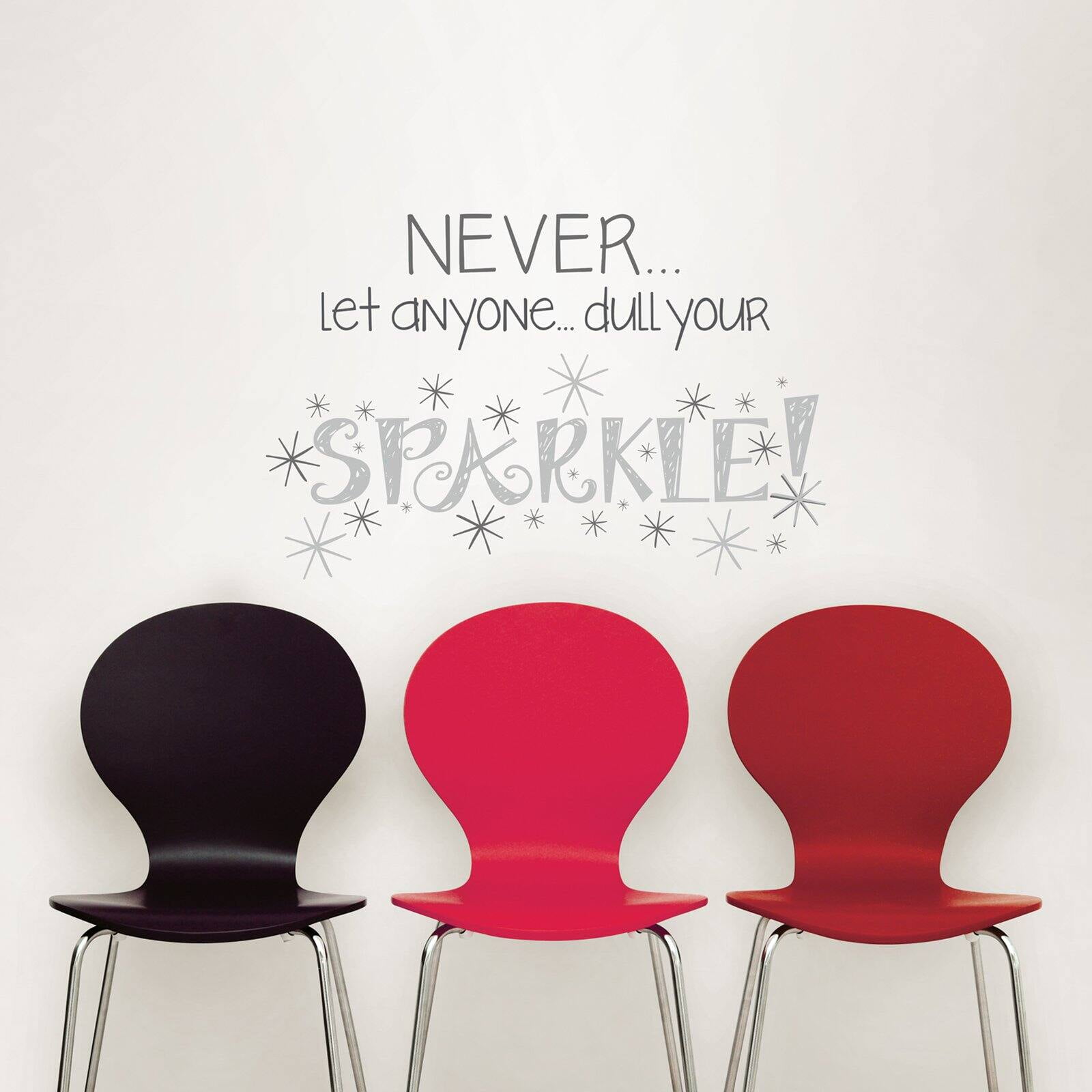 WallPops! Dull Your Sparkle Quote Wall Decals