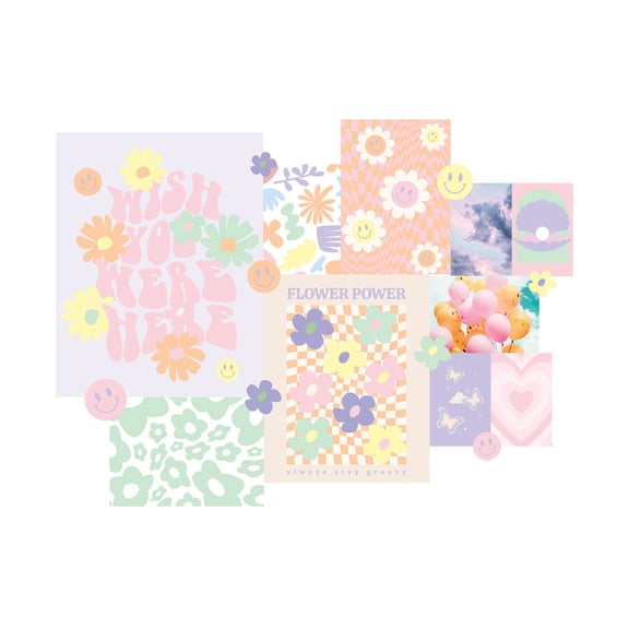 WallPops Flower Power Collage Wall Decals- Tween