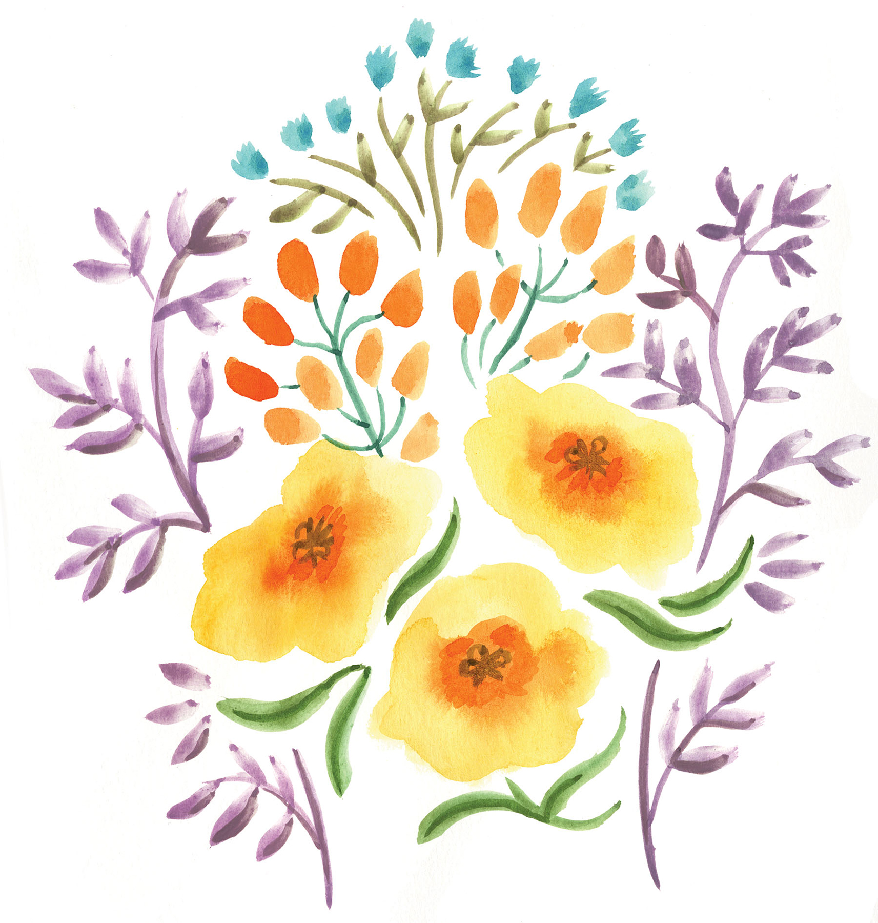 WallPops May Day Bouquet Wall Art Kit - Walmart.com