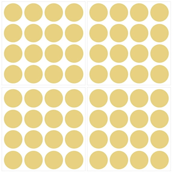 Gold Dots Wall Decal