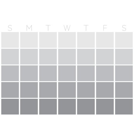 WallPops Mondrian Monthly Calendar