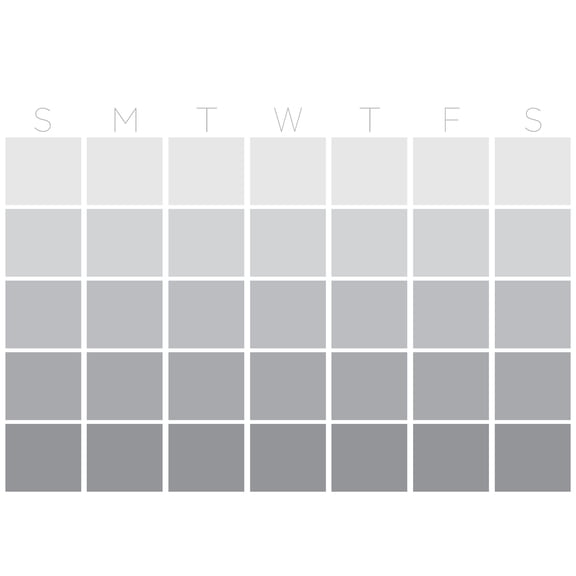 WallPops Mondrian Monthly Calendar