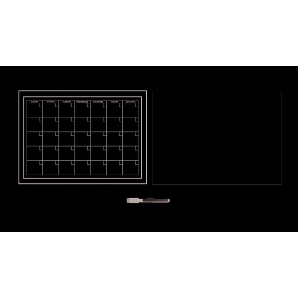 WallPops! Monthly Whiteboard Dry Erase Calendar and Message Board Wall