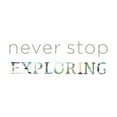 thumbnail image 1 of WallPops! Never Stop Exploring Quote Wall Decals, 1 of 2