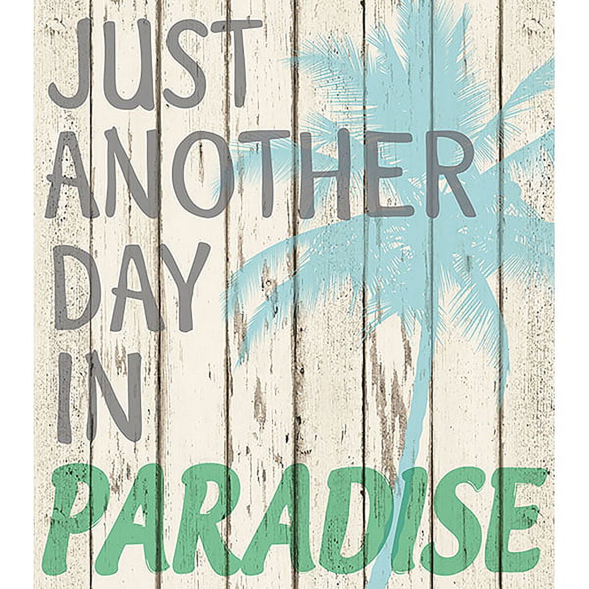 Beachy Painted Faux Wood Wall Quote Decal