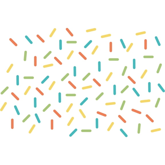 WallPops Sprinkle Rainbow Wall Art Kit