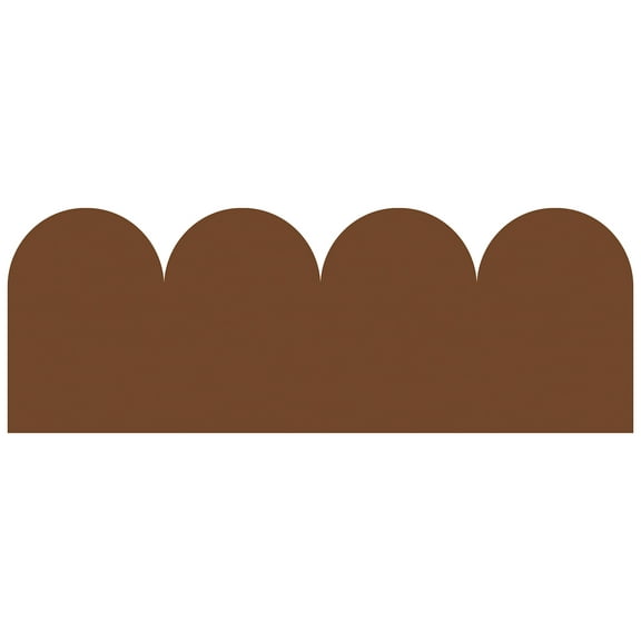 WallPops Terracotta Scallop Headboard Wall Decal