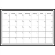 WallPops! White, Large Monthly Dry Erase Calendar Wall Decals