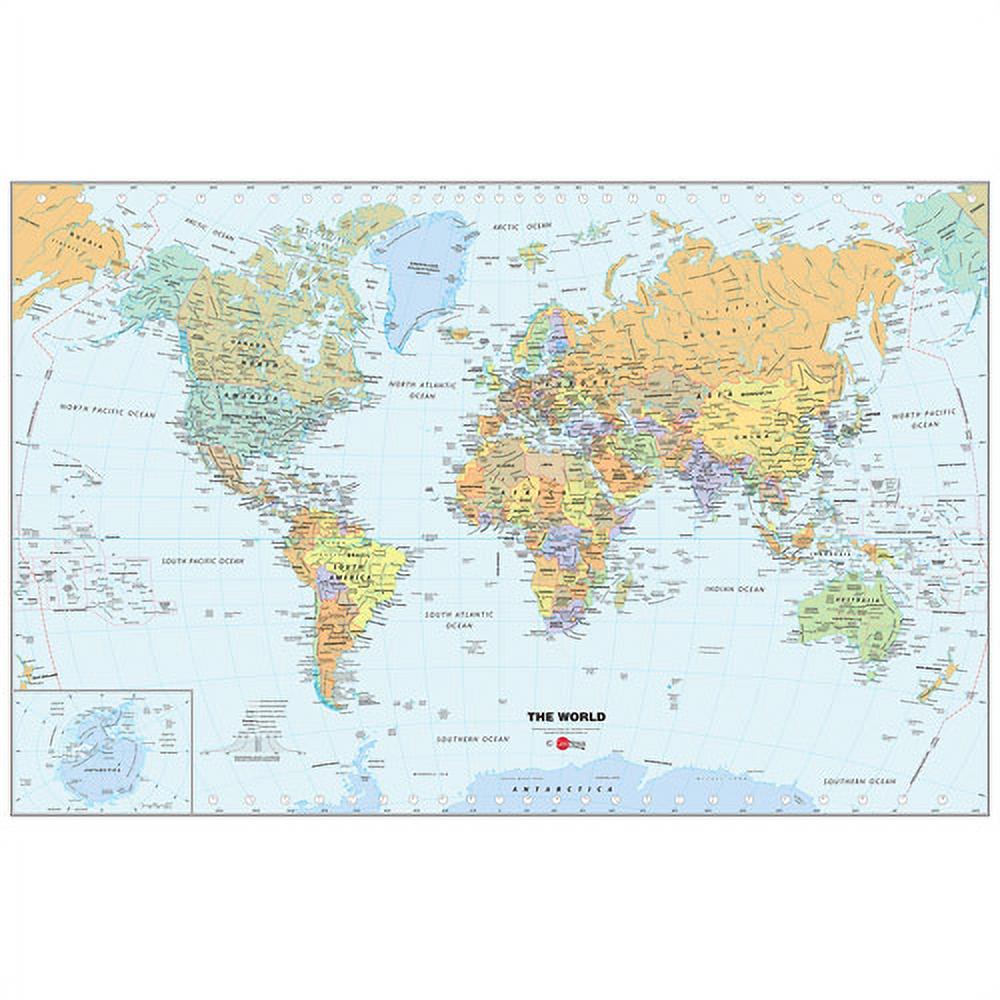 WallPops! World Dry Erase Map Wall Decals - image 1 of 3