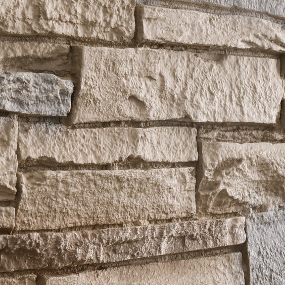 WallWell Faux Stone Sample Piece 12x8 in, See the Color First, Golden Dune
