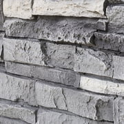 WallWell Faux Stone Sample Piece 12x8 in, See the Color First, Fogstone