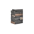 thumbnail image 1 of WallWell Iron Gray 3D Faux Stone Corner Panels, Waterproof High-Density Polyurethane Siding Accessory, 24.88 in. High x 15.63 in. Return, 6-Piece Set, 1 of 4