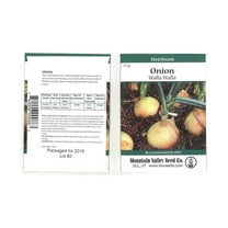 Walla Walla Onion Garden Seeds - 1.5 Gram Packet - Non-GMO, Heirloom Vegetable Gardening Seed