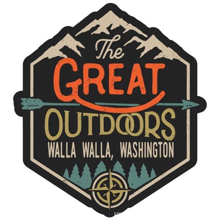 Walla Walla Washington Souvenir Decorative Stickers (Choose theme and size)