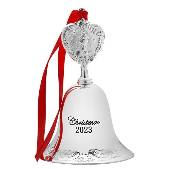 Wallace 2023 Silver-Plate Grande Baroque Bell Ornament - 29th Edition