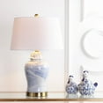 thumbnail image 1 of JONATHAN Y Wallace 26" Ceramic LED Table Lamp, Blue/White, JYL3010A, 1 of 5
