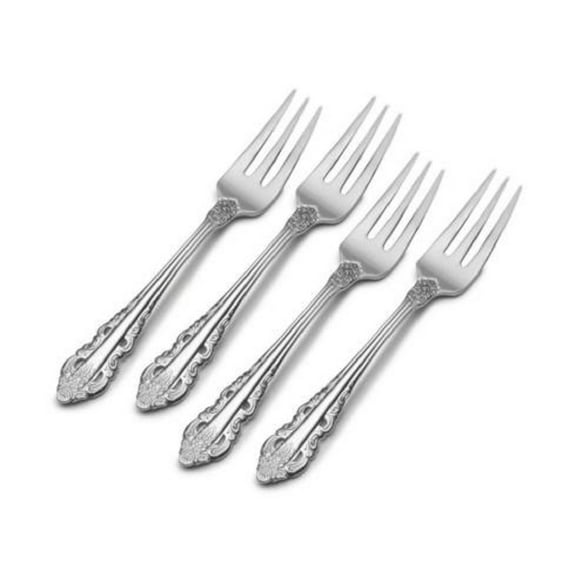 Wallace Antique Baroque 18.10 Appetizer Forks Set of 4