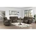 thumbnail image 1 of Wallace & Bay Baker Swivel Recliner Glider with Recline Motion in Gray and Brown, 1 of 4