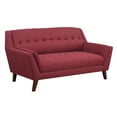 thumbnail image 1 of Wallace & Bay Browning Loveseat, Brick Red, 1 of 5