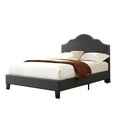 thumbnail image 1 of Wallace & Bay Kirby Upholstered Platform Bed - California King - Charcoal, 1 of 6