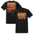 thumbnail image 1 of Wallace Bubba #23 Racing Car Black T-Shirt, Graphic 2-Sides Gift Fan Shirt, 1 of 5