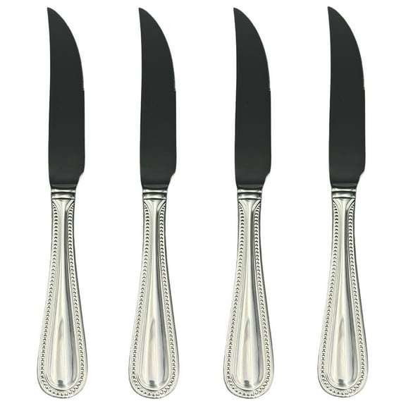 Wallace Continental Bead 18/10 Stainless Steel Steak Knife (Set of Four)
