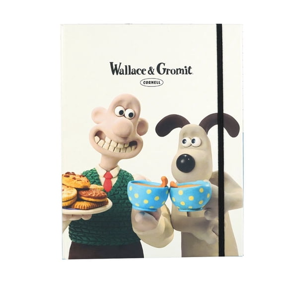 Wallace Gromit Cornell Mini 9 x 7 Binder Ivory Color Notebook