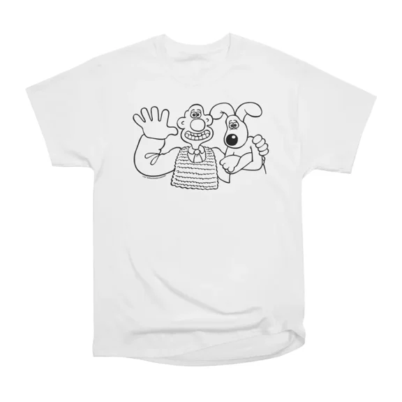 Wallace Gromit Hello T-Shirt Tee Gift For Him Merch For Her Apparel For Friend