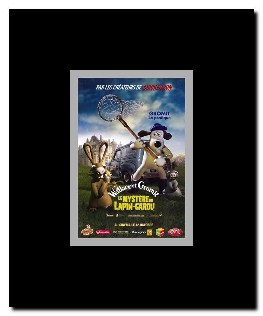 Wallace & Gromit: The Curse of the Were-Rabbit Framed Movie Poster