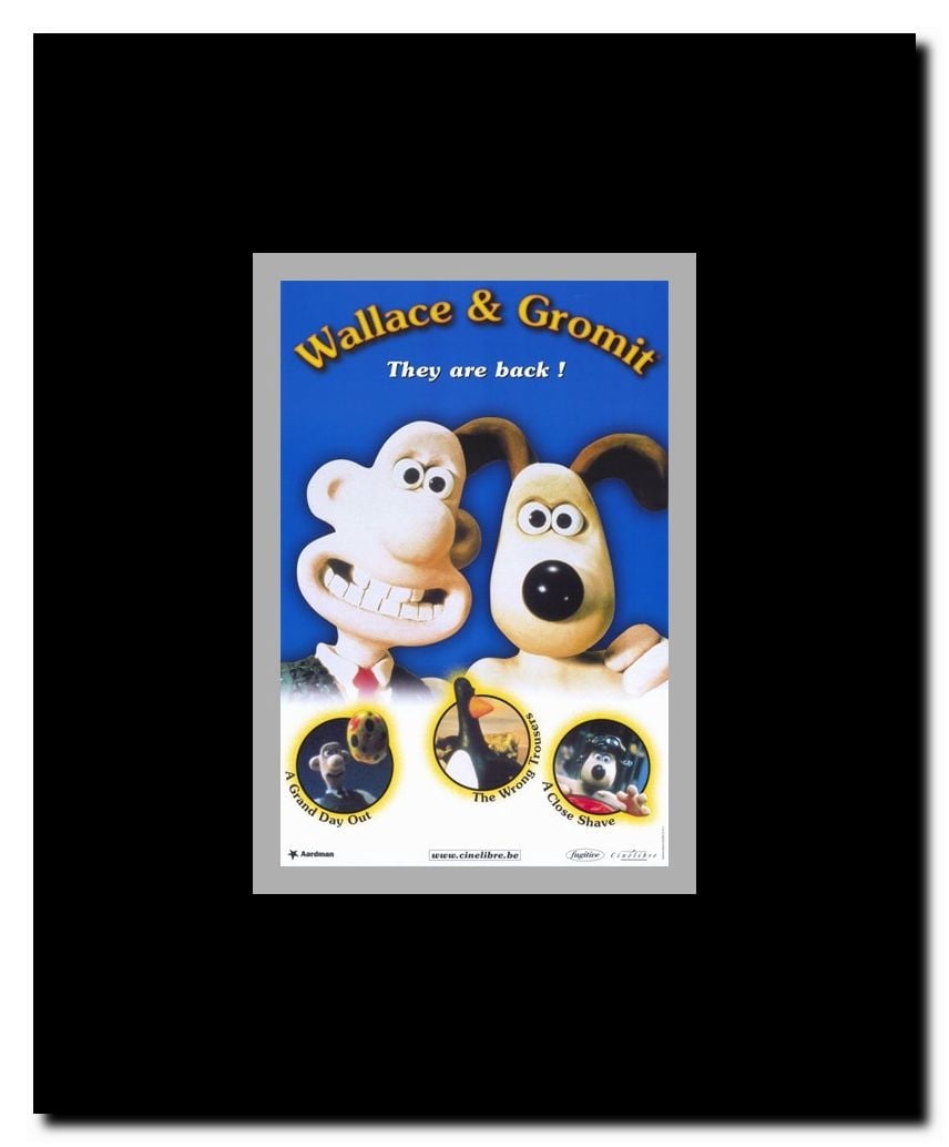 Wallace Gromit: the Best of Aardman Ani Framed Movie Poster